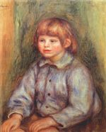 Seated Portrait of Claude Renoir 1909